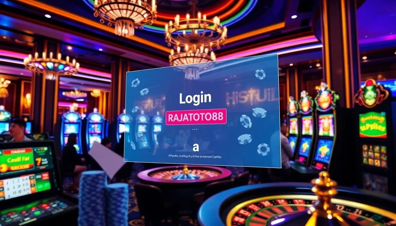 Access the exciting world of casino gaming by login rajatoto88 for thrilling gameplay experiences.