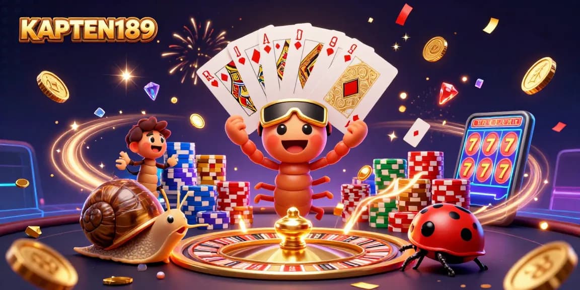 KAPTEN189 menghilangkan keseruan bermain slot online dengan dealer kartun unik dan elemen permainan mengesankan.