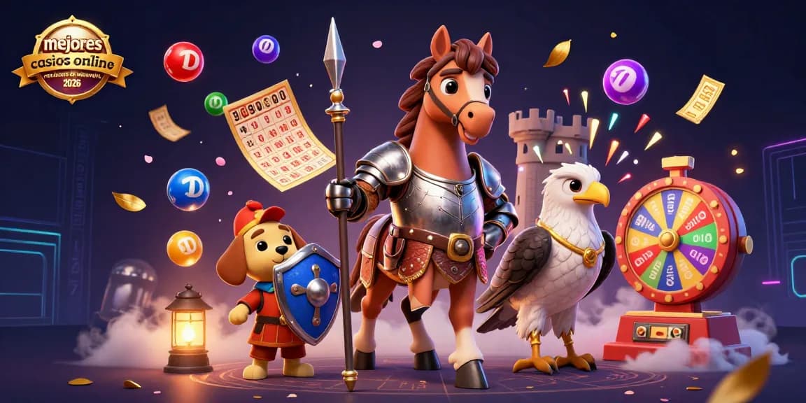 Experience the excitement of mejores casinos online españa con bono de bienvenida 2026 with vibrant game elements and characters!