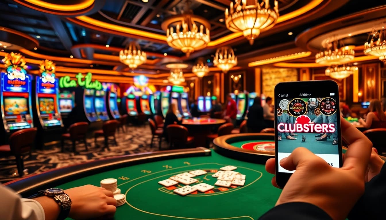 Engage with thrilling gameplay at Clubmastersgg.com, highlighting dynamic casino action and excitement.