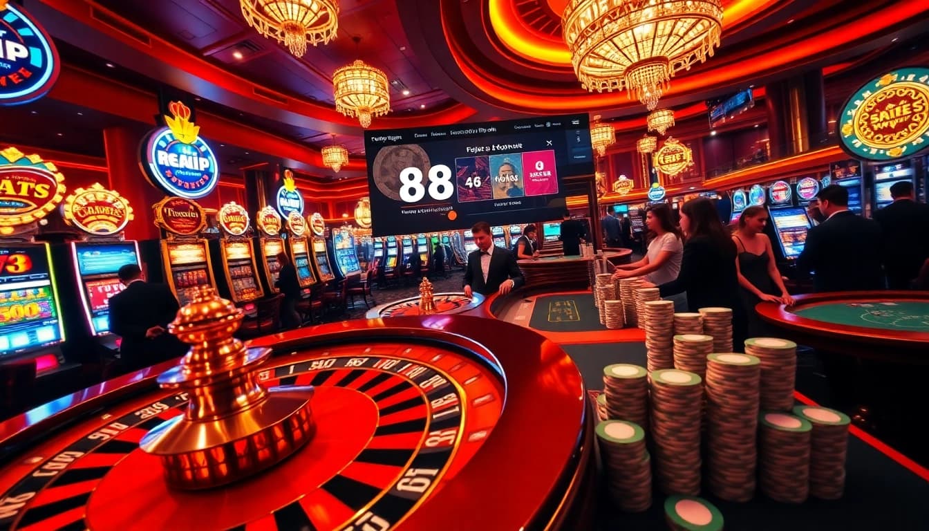 Experience high-stakes gaming excitement at https://68vip.sh/ with vibrant casino visuals.