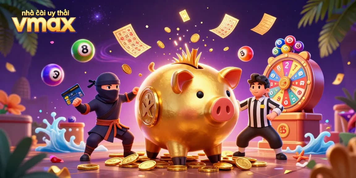 Experience thrilling jackpots and fun games at nhà cái uy tín Vmax with golden prizes raining down.