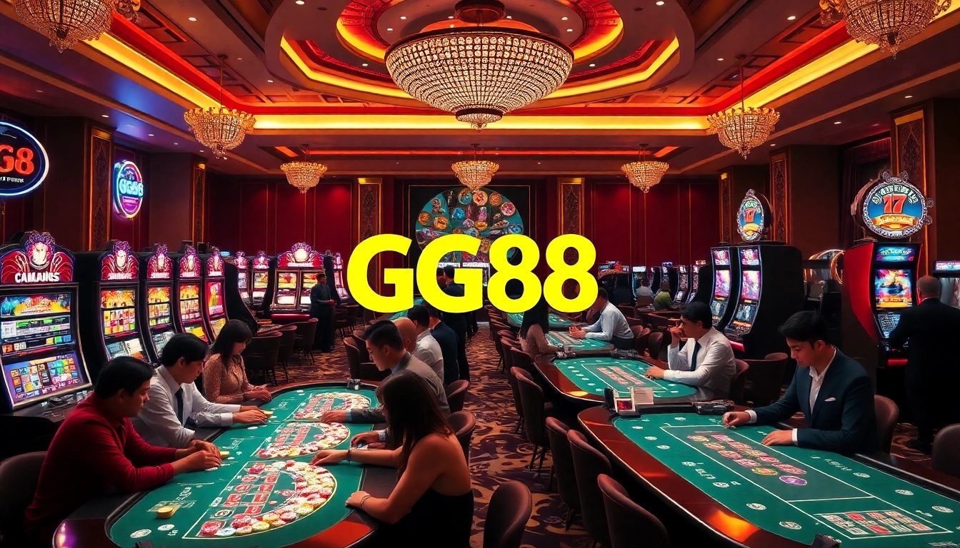 Experience the thrill of winning at GG88 while playing vibrant casino games.