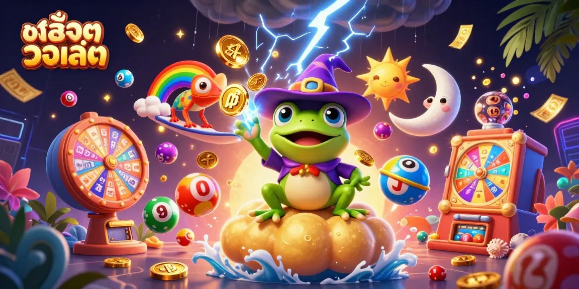Spin the slots with สล็อตวอเลท and experience a vibrant carnival of colors and exciting game elements.