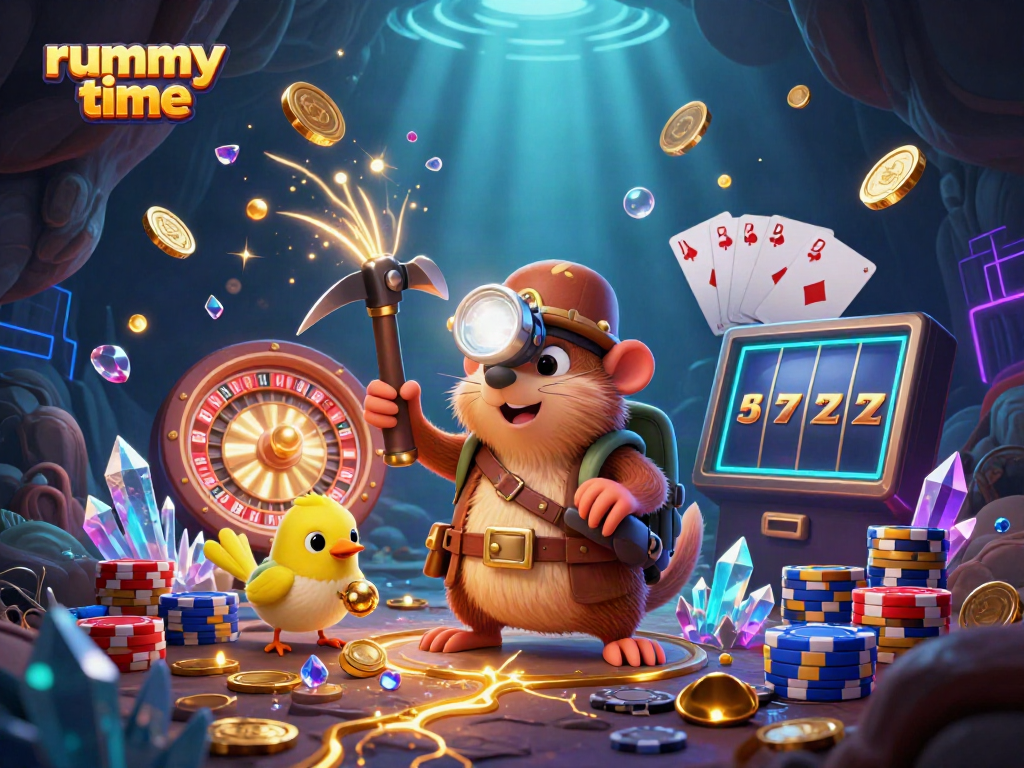 Spin and win with Rummy Time while enjoying treasure hunting treasure from dynamic gameplay.