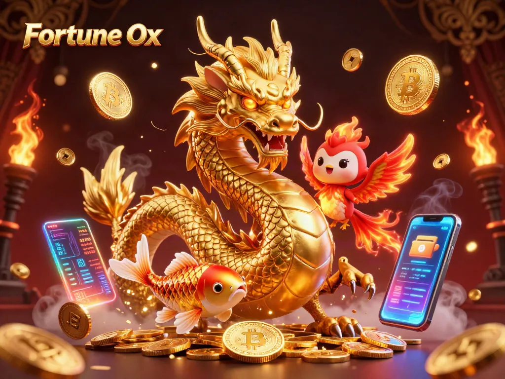 เล่นเกม Fortune Ox พร้อมปลาตะเพียนทองที่โลดแล่นในสายฝนของเหรียญทอง