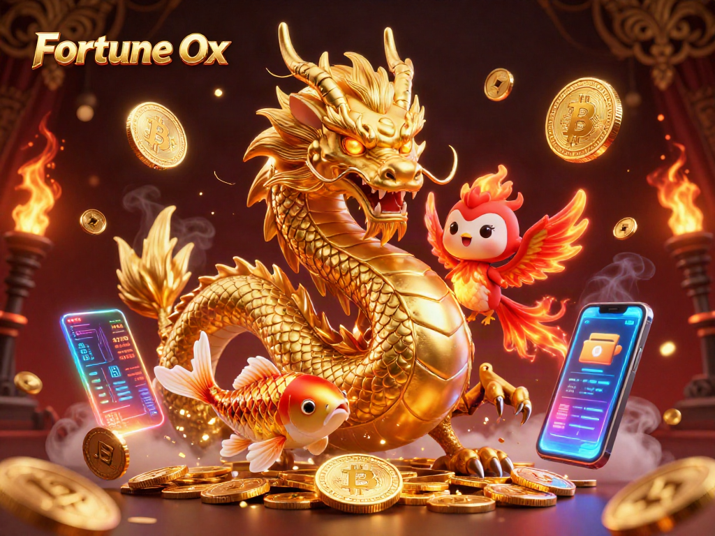 เล่นเกม Fortune Ox พร้อมปลาตะเพียนทองที่โลดแล่นในสายฝนของเหรียญทอง