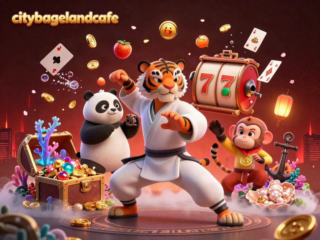 Permainan slot seru di citybagelandcafe dengan karakter kartun kung fu menarik!