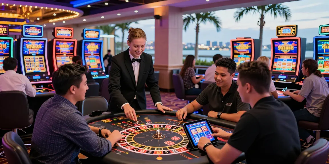 Exciting non UK casino experience at https://tootingpharmacypractice.co.uk/ with diverse players, vibrant games, and engaging atmosphere