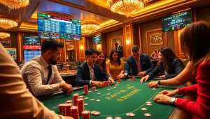 Experience the excitement of KKWIN 03 with players winning big at the casino table.