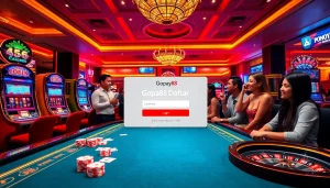 Join the excitement of Gopay88 Daftar with vibrant casino games and joyful players.