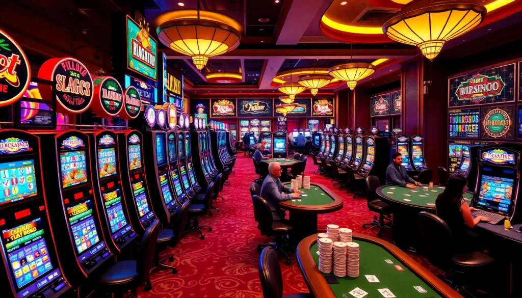 Experience the electrifying atmosphere of slot gacor terpercaya games with players celebrating wins.